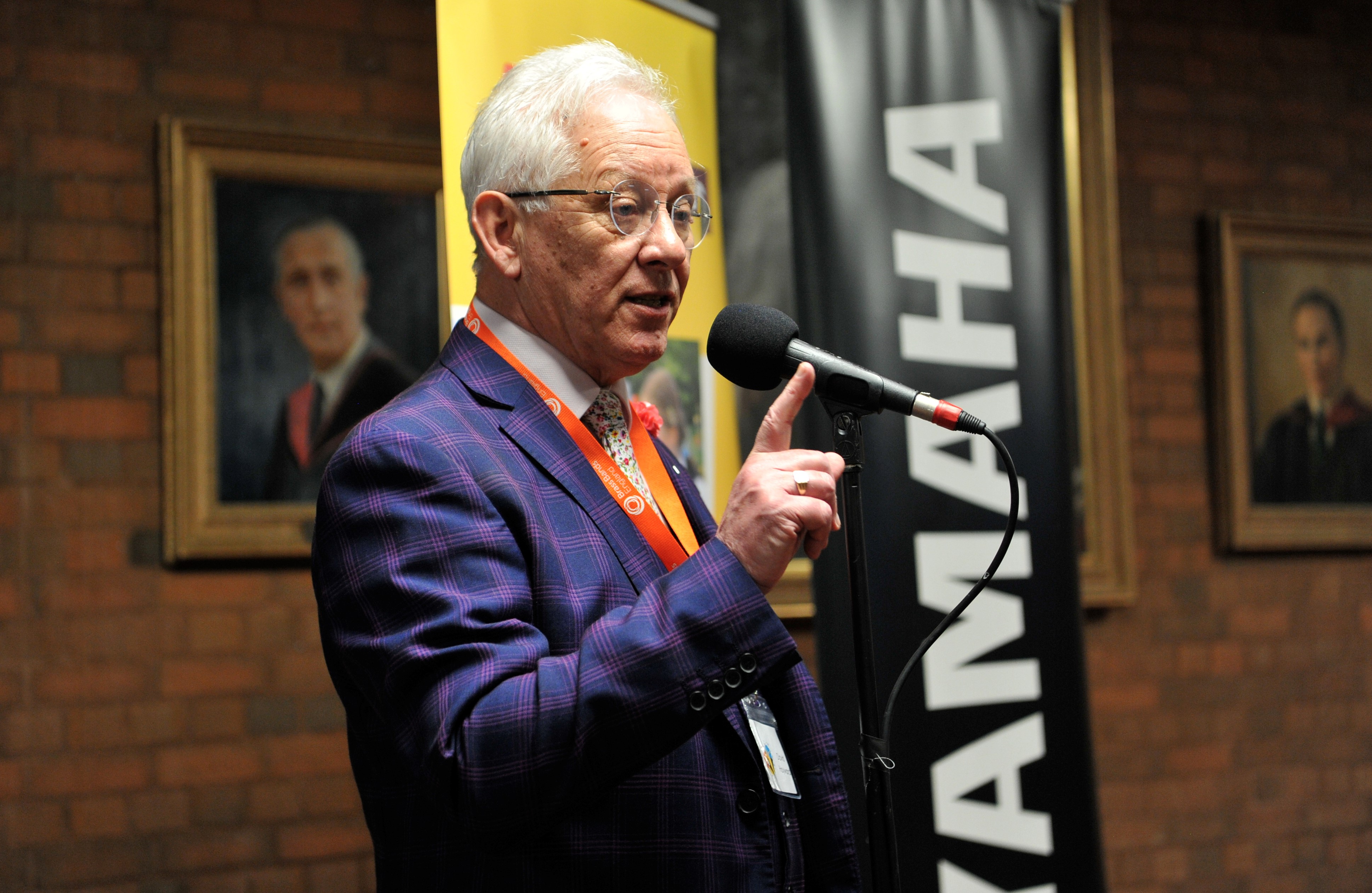 David Hayward compering
