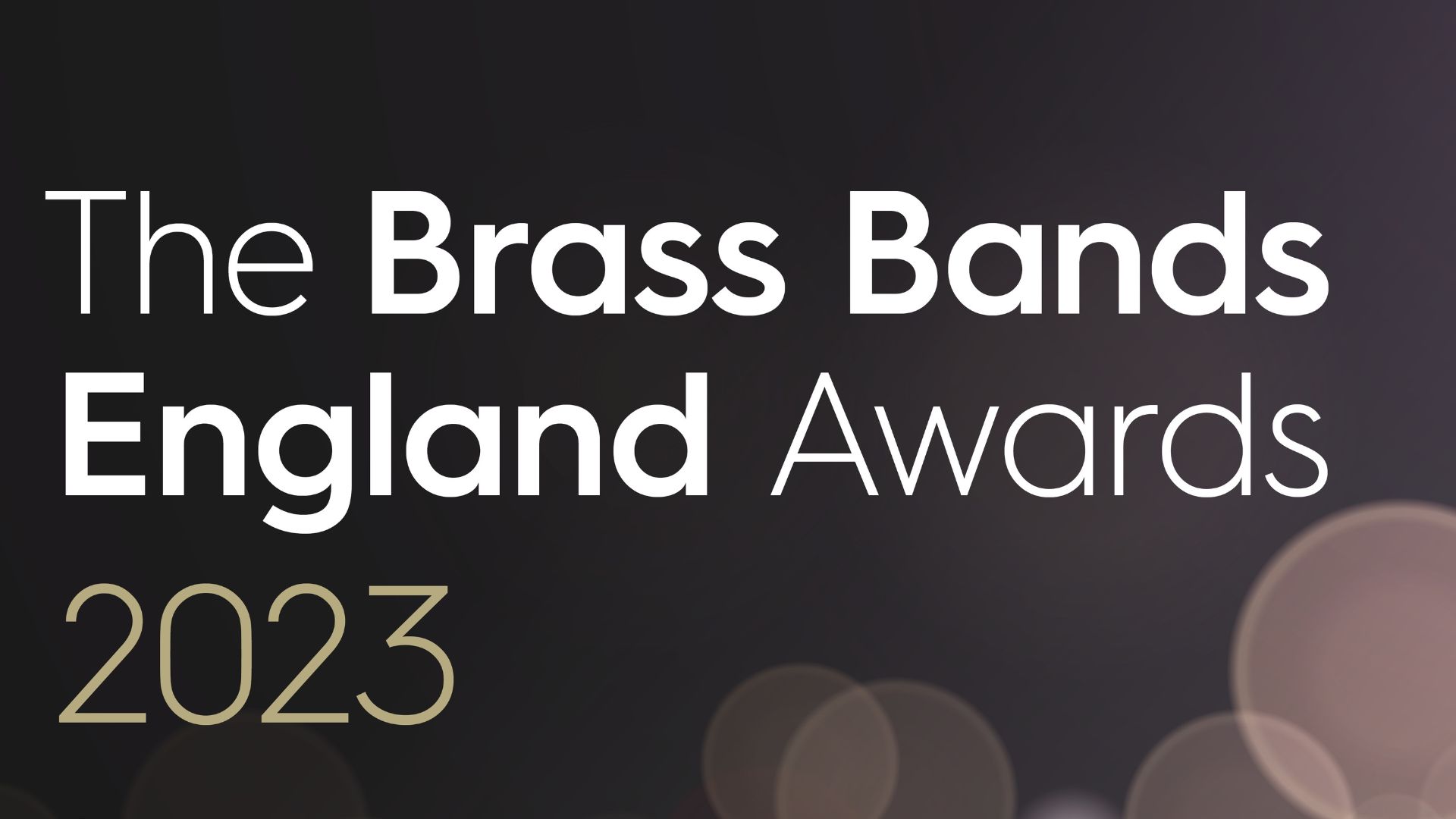 The Brass Bands England Awards