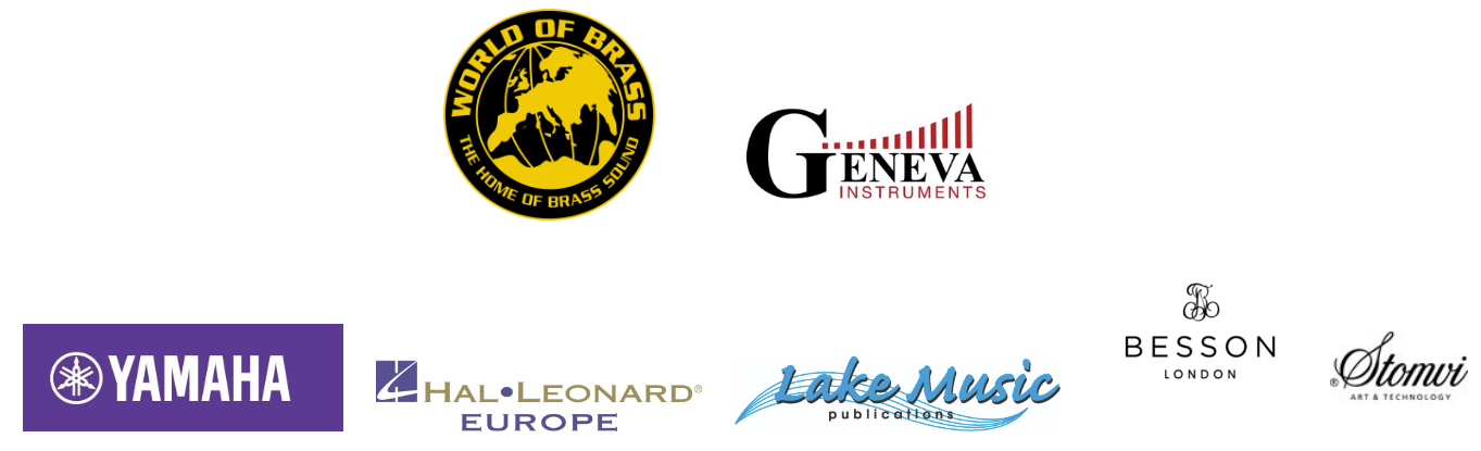 World of Brass, Geneva Group, Yamaha, Stomvi, Hal Leonard, Lake Music, Besson