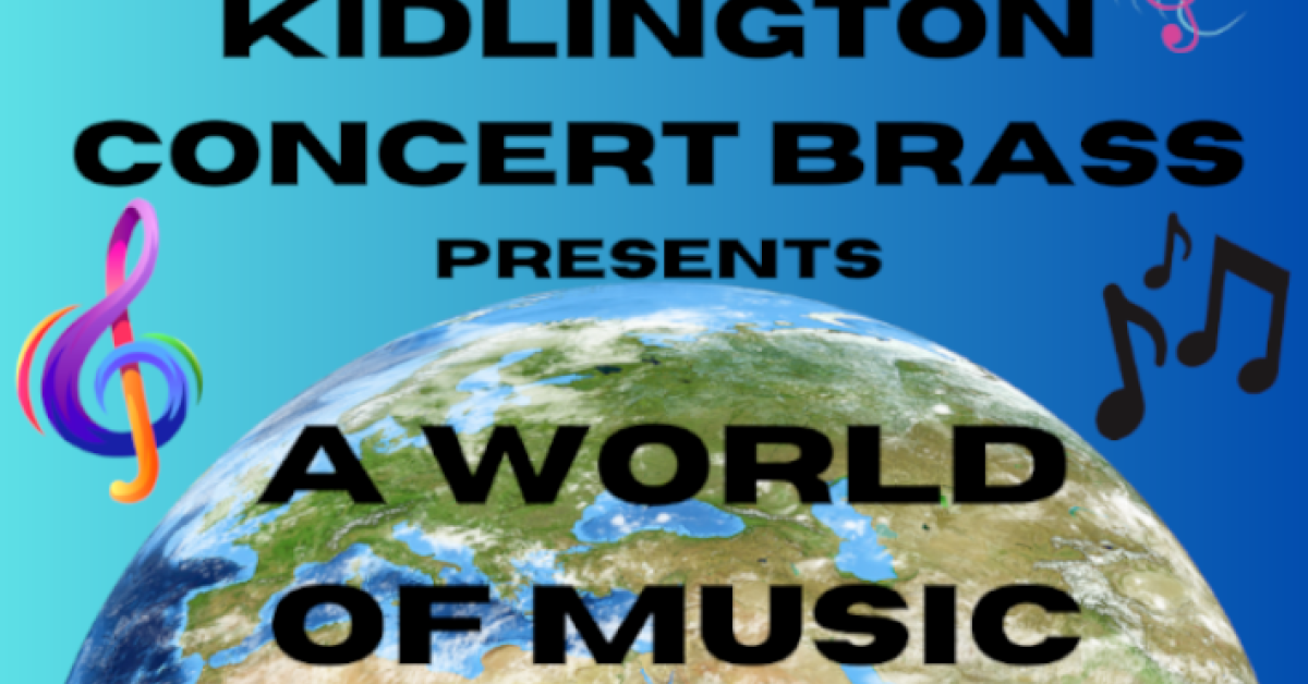 Image of globe and musical symbols