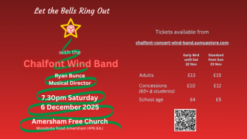 Let the Bells Ring Out! Chalfont Wind Band's Christmas concert