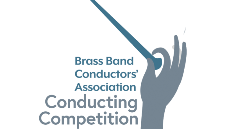 Brass Band Conductors' Association Conducting competition logo. A hand with a baton.